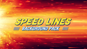 Speed lines animated background 09