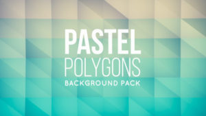 Animated pastel polygonal background 02
