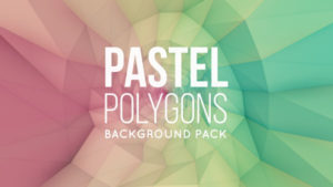 Animated pastel polygonal background 08