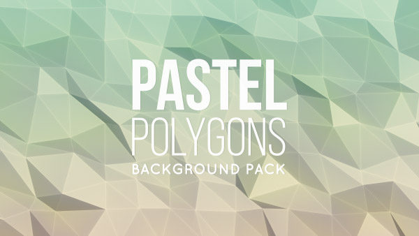 Animated pastel polygonal background 09