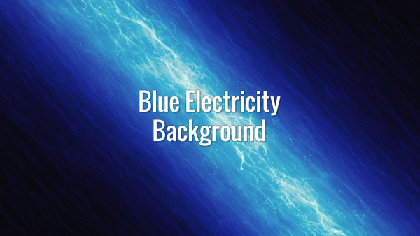 Bright seamlessly looping fast-moving electrical lines on a blue background.