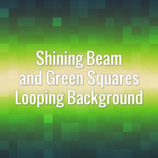 Particles flying in the center of green squared background