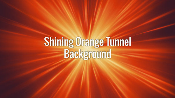 Orange seamlessly looping burst with fast-moving rays