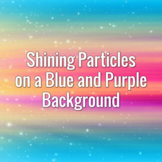 Fast moving particles moving in front of cyan and violet rays