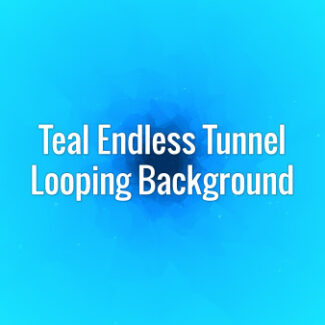 Cyan seamlessly looping deep tunnel