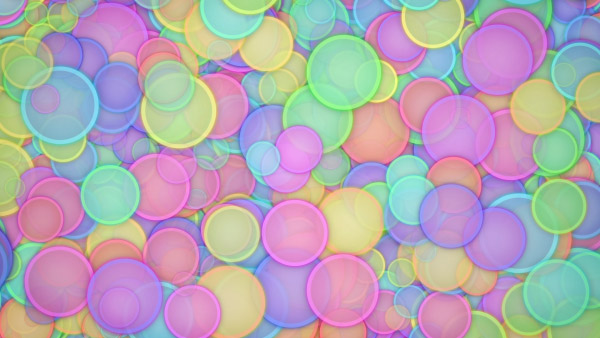 Colorful Circles Animated Background