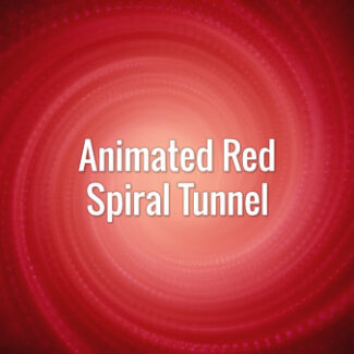 Seamlessly looping animated red tunnel with spirally moving particles.