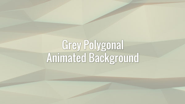 Seamlessly loopable animated silver polygonal triangles.