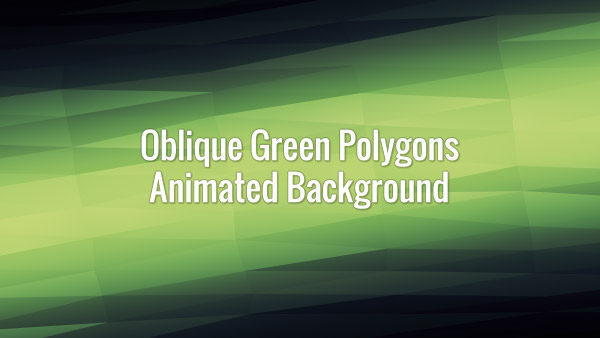 Seamlessly loopable animated green triangles.