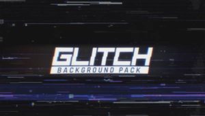 Animated Glitch Background 01