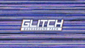Animated Glitch Background 09