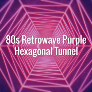Seamlessly looping shining pink polygonal retro tunnel backdrop