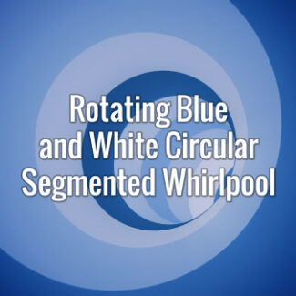 Seamlessly looping fast-moving rotating blue and white tunnel backdrop