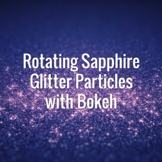 Seamlessly looping rotating shiny blue and violet particles with bokeh