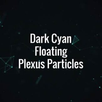 Seamlessly looping floating dark cyan lines, triangles and particles. Animated backdrop.