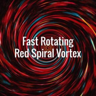 Seamlessly looping red swirling tunnel and particles. Animated background.