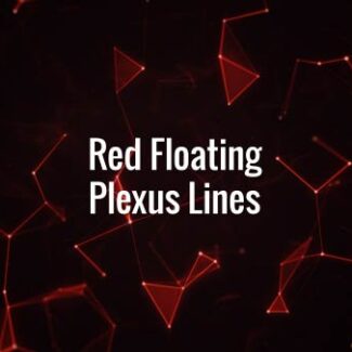 Seamlessly looping rotating red lines, triangles and particles. Animated backdrop.