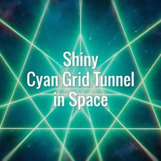 Seamlessly looping glowing endless grid roads in dark space. Animated background.