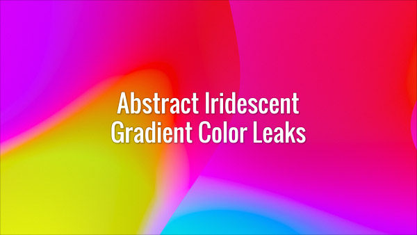 Seamlessly looping colorful flowing gradient abstract waves. Animated background.