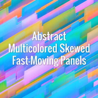 Colorful abstract diagonal fast moving rectangles. Seamlessly looping animated background.