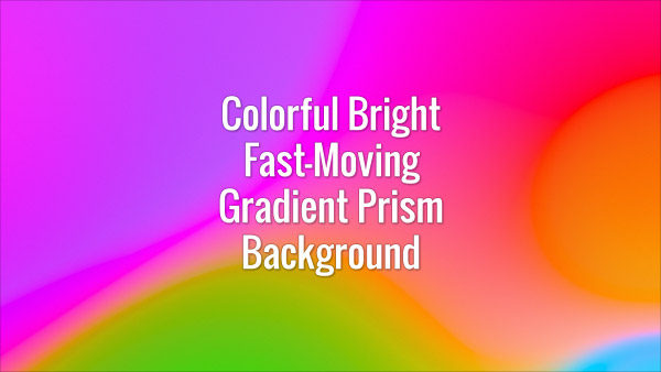 Seamlessly looping fast-flowing iridescent gradient rainbow waves. Animated background.