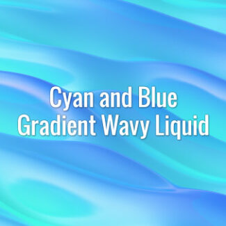 Seamlessly looping blue and cyan flowing gradient waves. Animated background.