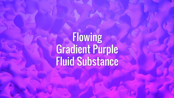 Seamlessly looping flowing blue and violet liquid blobs. Animated background.