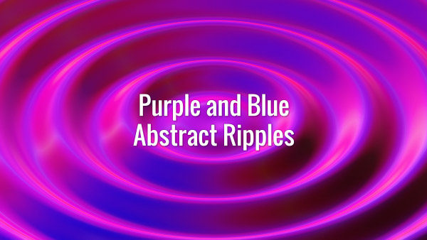 Seamlessly looping blue and purple abstract waves. Animated background.