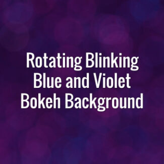 Seamlessly looping spinning flickering dark purple and blue bokeh particles.