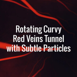 Seamlessly looping red wavy lines tunnel on dark backdrop. Animated background.