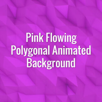 Seamlessly looping flowing pink polygonal surface. Animated background.