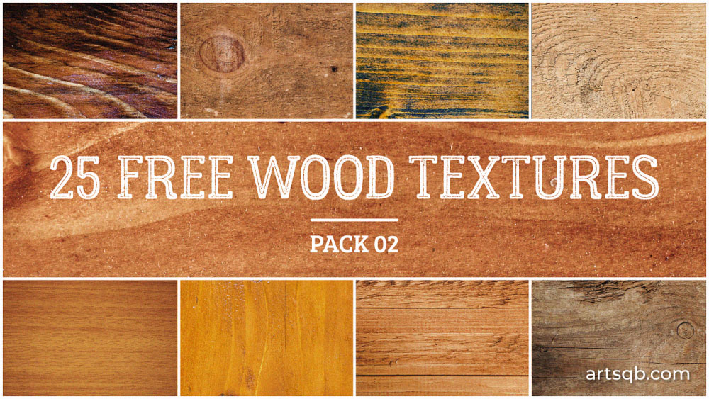 25 Free Wood Textures: Pack 02