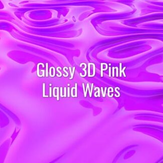 Seamlessly looping slowly flowing reflective pink liquid 3D substance. Animated background.