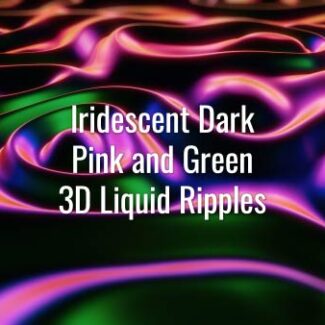 Seamlessly looping flowing iridescent liquid 3D substance. Animated background.