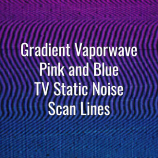 Seamlessly looping vaporwave-style blue and pink bad signal TV static noise and scan lines.